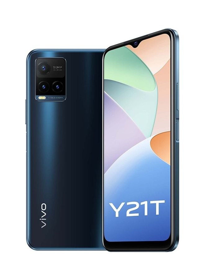 vivo - Y21T Dual SIM Midnight Blue 4GB RAM 128GB 4G LTE - Middle East Version - Image 1