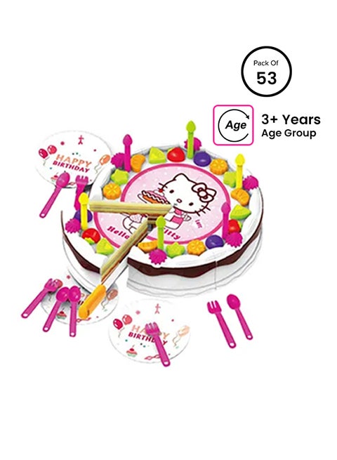 Hello Kitty Birthday DIY Cake Kitchen Food Set