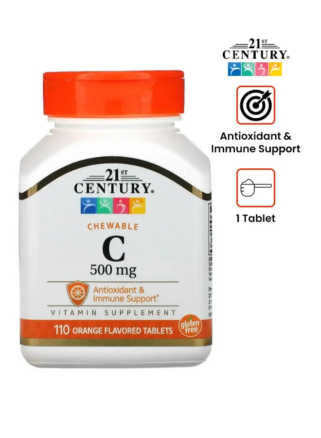 21st Century Vitamin C 500 Mg - 110 Tablets - Image 1