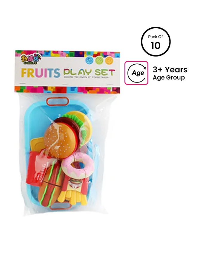 كيدل مجموعة ألعاب المطبخ للعب التخيلي من 10 قطع - Image 1