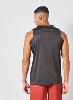 ABOF Basic Regular Fit Round Neck NY Sport Printed Vest Grey Shine  - Image 3