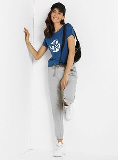 ABOF No Way Printed Regular Fit Crew Neck T-Shirt Surf The Web  - Image 3