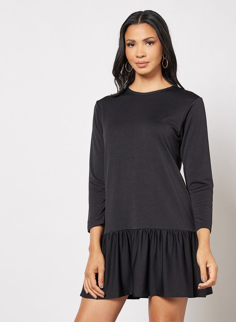 Blue Saint Long Sleeve Dress Black  - Image 1