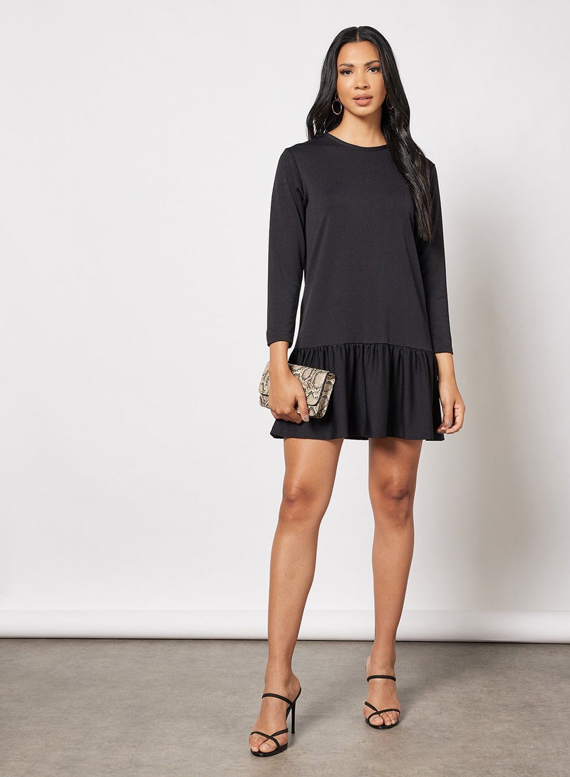 Blue Saint Long Sleeve Dress Black  - Image 4