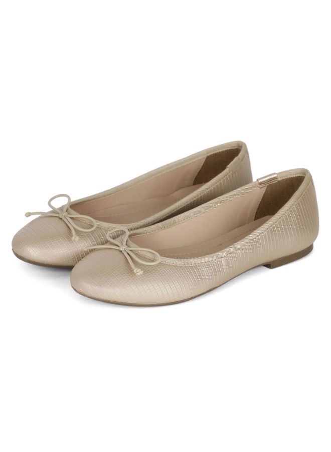 Mode By Red Tape - Stylish Slip On Ballerina Beige - Image 1