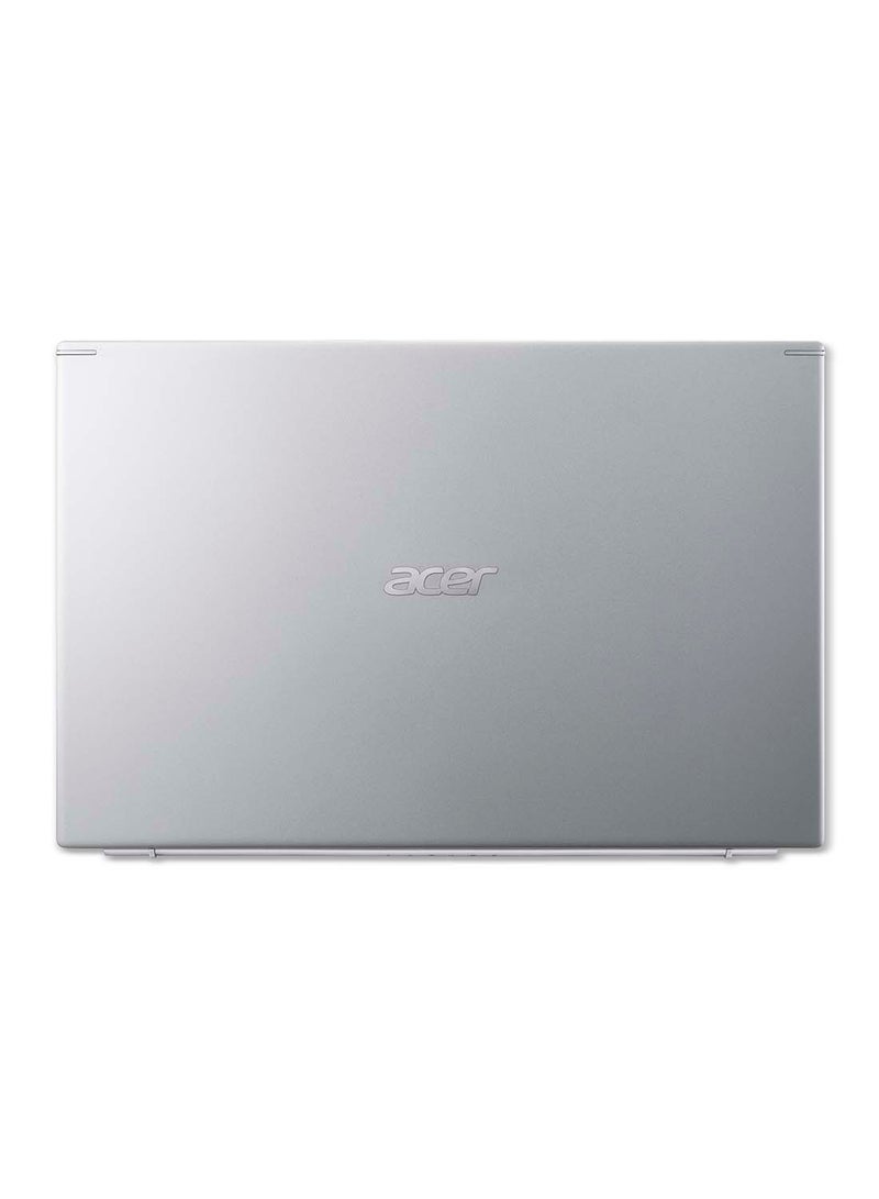 Aspire 5 A515 Notebook With 15.6-Inch FHD ComfyView Display, Core i7-1165G7 Processor / 16GB RAM / 512GB SSD / 2GB NVIDIA GeForce MX450 Graphics / Win 11 / Latest WiFi-6 / English/Arabic Pure Silver