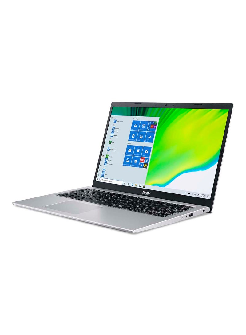 Aspire 5 A515 Notebook With 15.6-Inch FHD ComfyView Display, Core i7-1165G7 Processor / 16GB RAM / 512GB SSD / 2GB NVIDIA GeForce MX450 Graphics / Win 11 / Latest WiFi-6 / English/Arabic Pure Silver