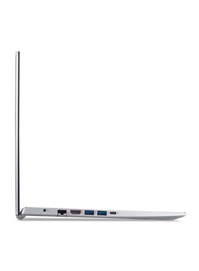 Aspire 5 A515 Notebook With 15.6-Inch FHD ComfyView Display, Core i7-1165G7 Processor / 16GB RAM / 512GB SSD / 2GB NVIDIA GeForce MX450 Graphics / Win 11 / Latest WiFi-6 / English/Arabic Pure Silver