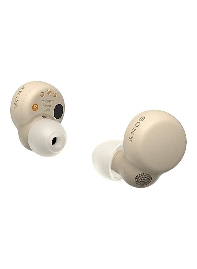 Sony - LinkBuds S WFLS900N/CC Truly Wireless Headphones With 6hr Battery Life Built In Alexa And Google Assistant Ecru - Image 1