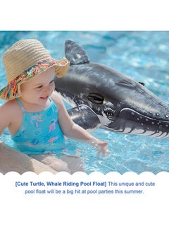 INTEX Realistic Whale Ride-On Pool Float 2.01x1.35meter  - Image 4