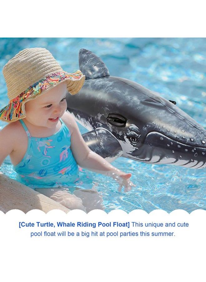 INTEX - Realistic Whale Ride-On Pool Float 2.01x1.35meter - Image 1