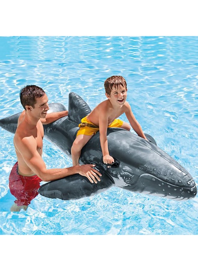 INTEX - Realistic Whale Ride-On Pool Float 2.01x1.35meter - Image 1