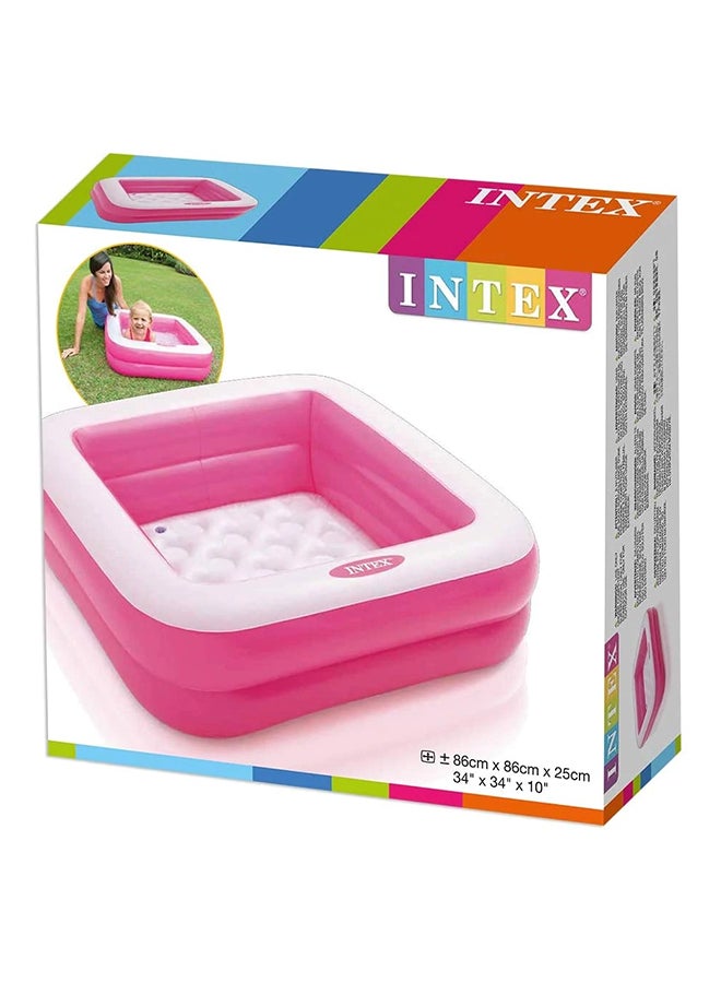 انتكس حمام سباحة عائلي خارجي - وردي/أبيض - Image 4