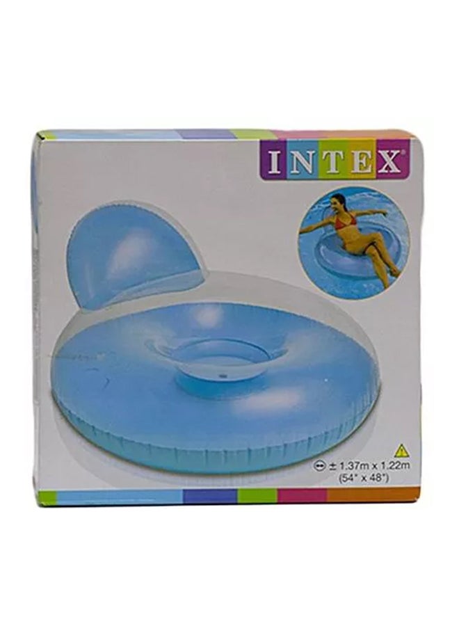 INTEX Pillow Back Lounge Pool Float 137x122cm - Image 1