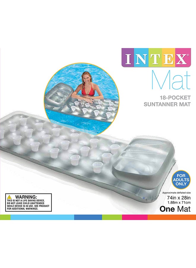 INTEX 18-Pocket Suntanned Inflatable Lounge - Image 5