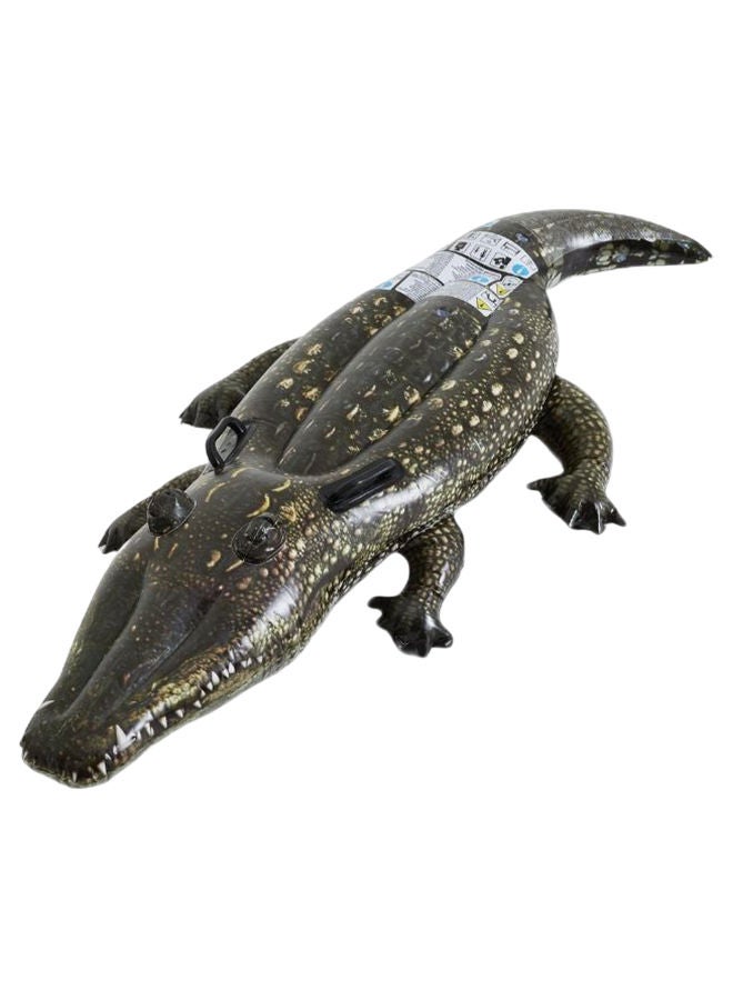 INTEX - Tricky Toy Realistic Gator Ride-On Float - Image 1