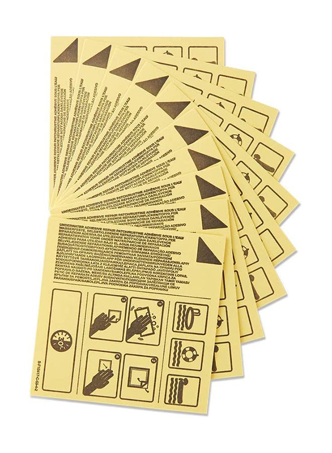 Bestway 10-Piece Adhesive Repair Patch Set 6.5x6.5cm - Image 1
