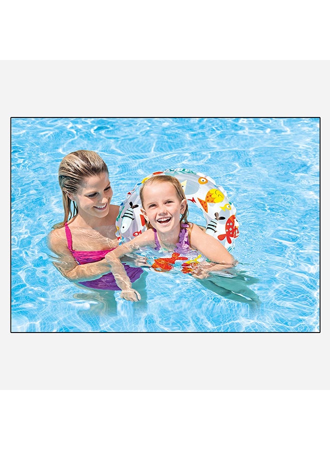 INTEX Fish Print Inflatable Swim Ring Float 51cm - Image 3