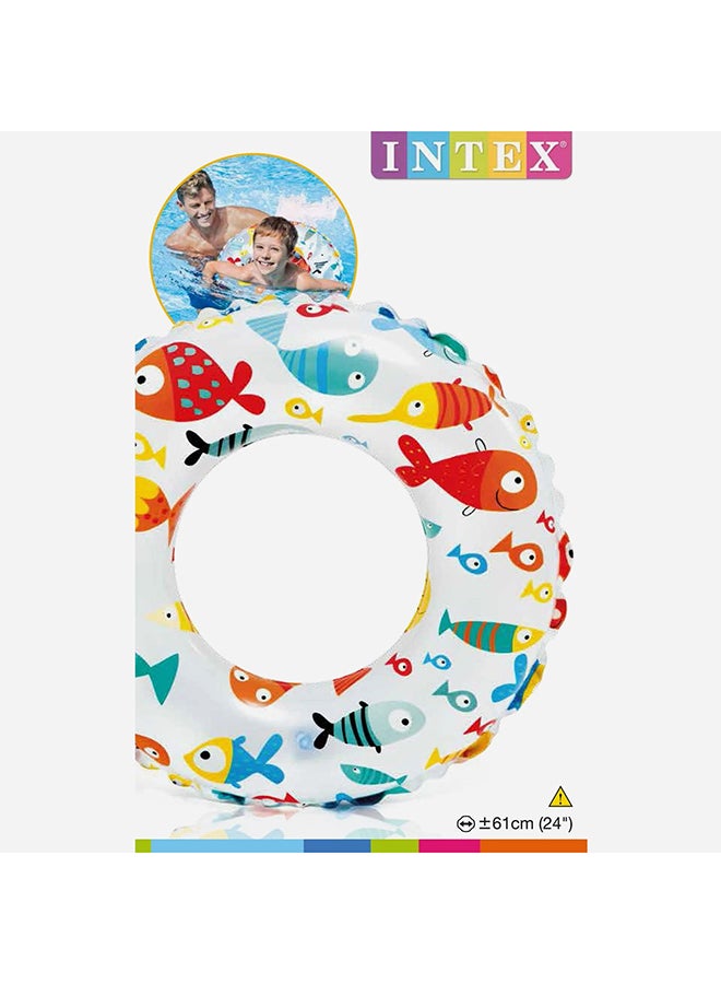 INTEX Fish Print Inflatable Swim Ring Float 51cm - Image 4