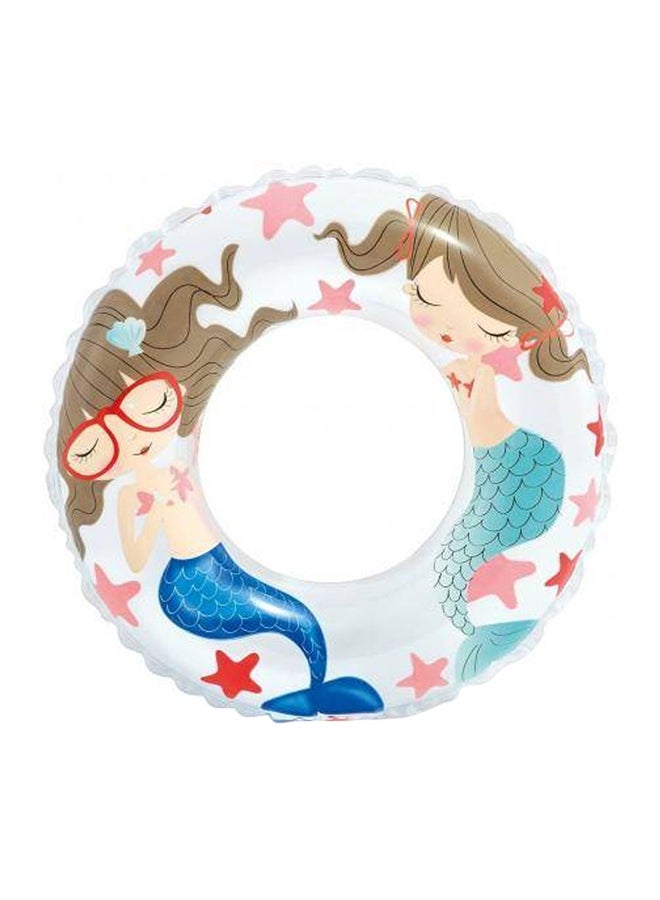 INTEX Printed Inflatable Swim Ring Float 61cm - Image 1