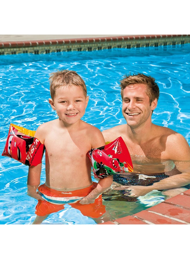 انتكس عوامات ذراع فاخرة للسباحة بطبعة فيلم "Cars" 23x15سم - Image 4