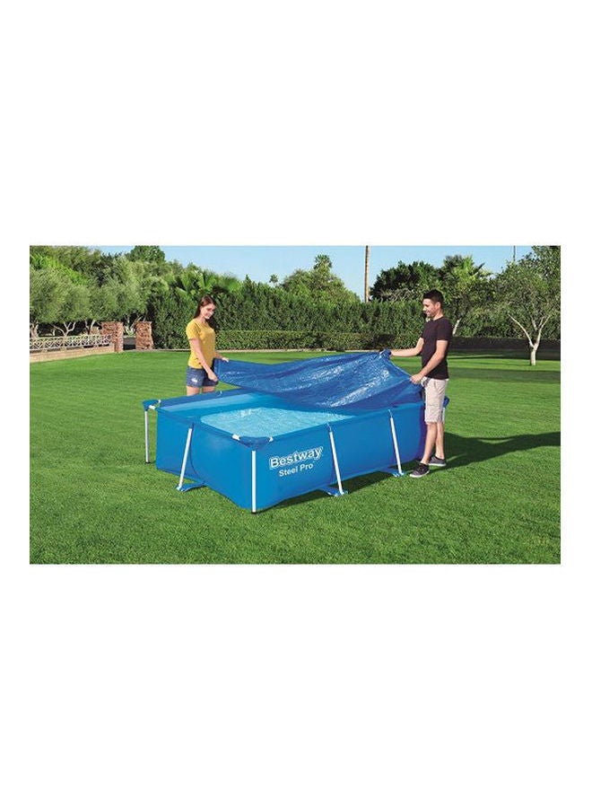Bestway Steel Pro Pool Cover - Blue 259x170cm - Image 2