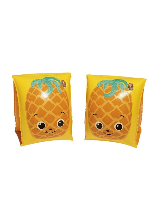 بست واي عوامة للذراع بشكل فراولة قابلة للنفخ، قطعتين 23x15سم - Image 1