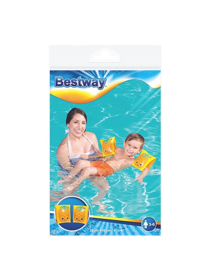 بست واي عوامة للذراع بشكل فراولة قابلة للنفخ، قطعتين 23x15سم - Image 4