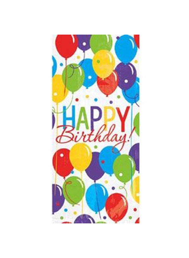 Amscan 50 Pieces Ballon Bash Party Cello Bags 11.5x5x3.25inch - Image 1