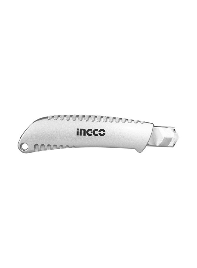 INGCO Snap-Off Blade Knife Silver/Black - Image 1