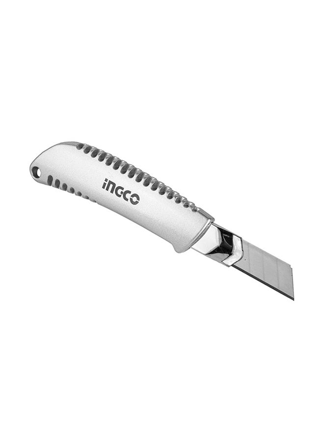 INGCO Snap-Off Blade Knife Silver/Black - Image 3