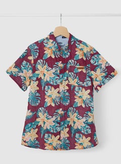 Earthbound Printed Short Sleeves Shirt Rhododendron  - Image 1