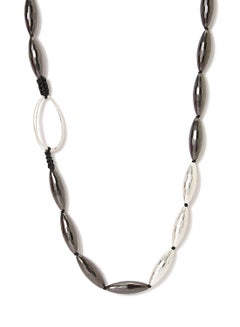R&B Embellished Long Necklace With Lobster Clasp Closure  - Image 1