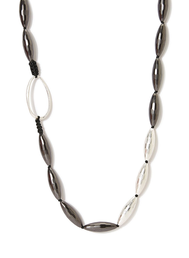 R&B - Embellished Long Necklace With Lobster Clasp Closure - Image 1
