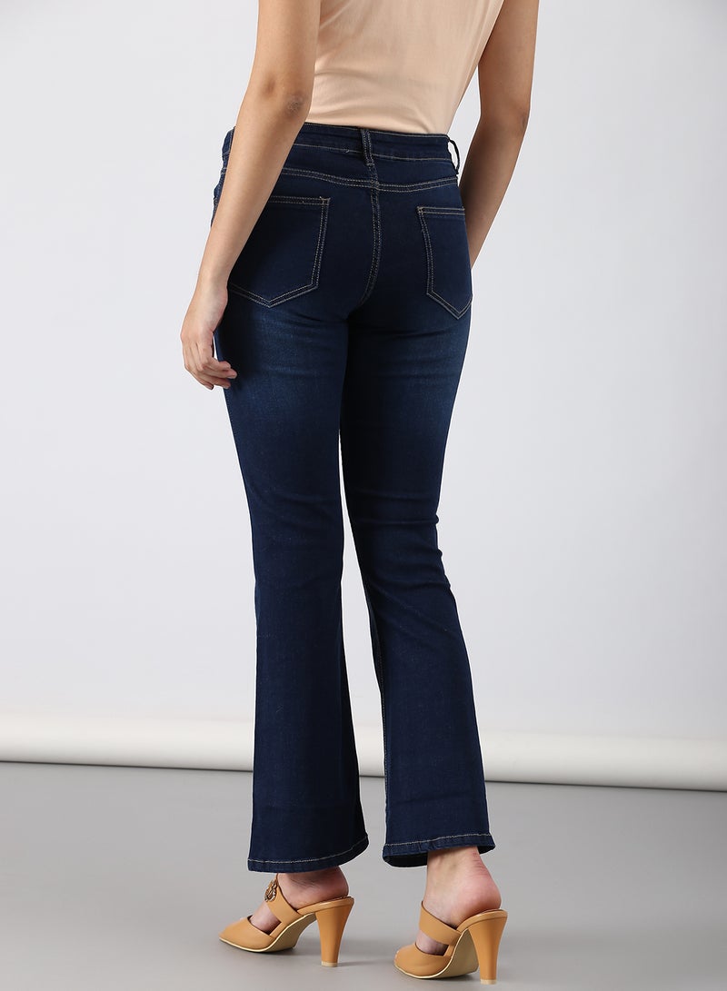 ABOF - Casual Slim Fit Jeans Light Blue - Image 1