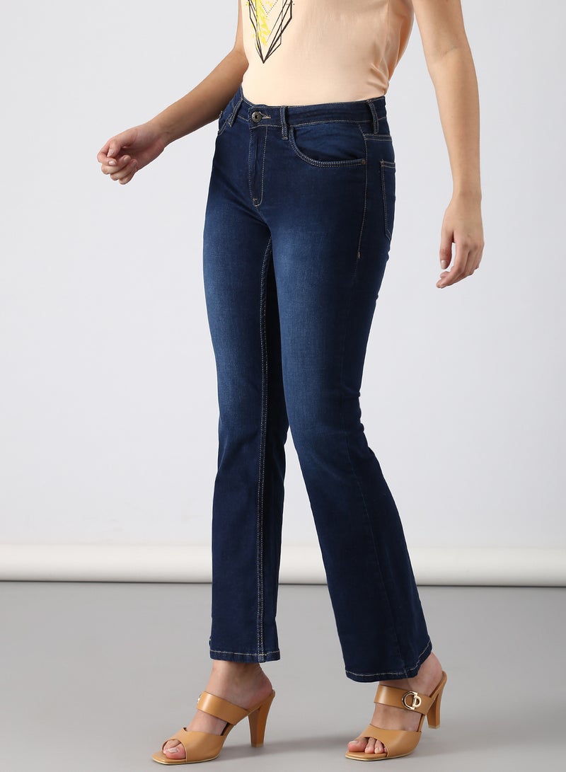 ABOF - Casual Slim Fit Jeans Light Blue - Image 1