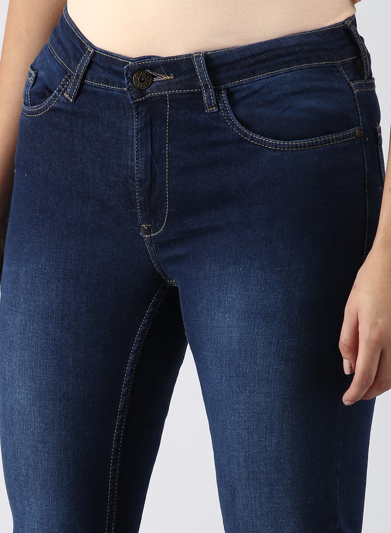ABOF - Casual Slim Fit Jeans Light Blue - Image 1