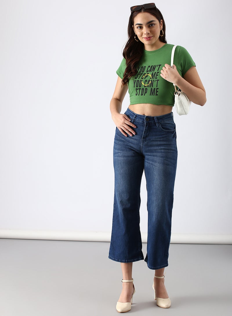 ABOF - Casual Slim Fit Jeans Sky Blue - Image 1