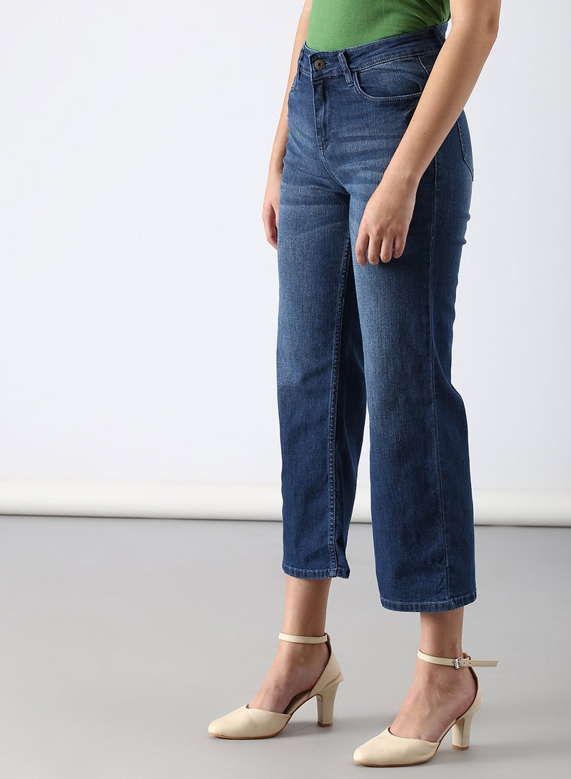 ABOF - Casual Slim Fit Jeans Sky Blue - Image 1
