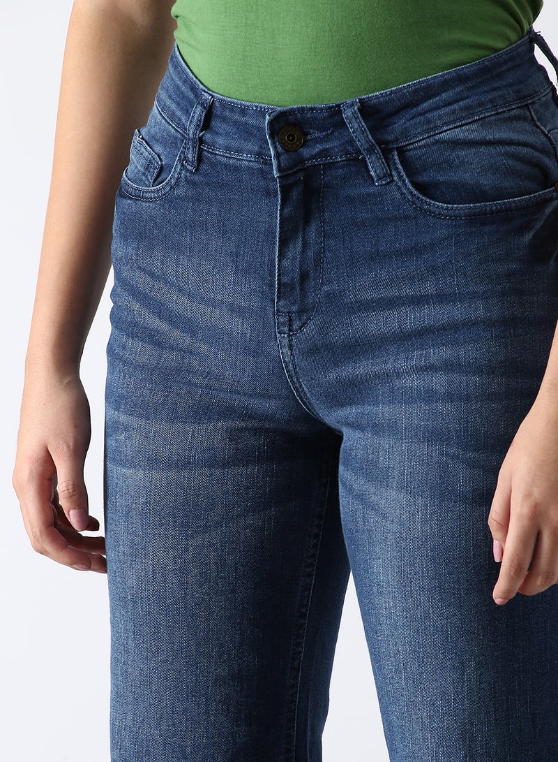 ABOF - Casual Slim Fit Jeans Sky Blue - Image 1