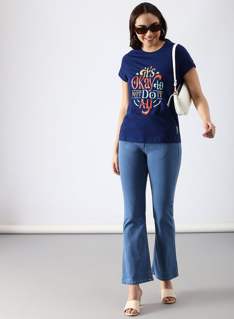 ABOF - Casual Slim Fit Jeans Light Blue - Image 1
