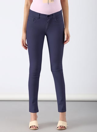 Casual Straight Fit Jeans Dark Blue - v1654785045/N49080269V_1