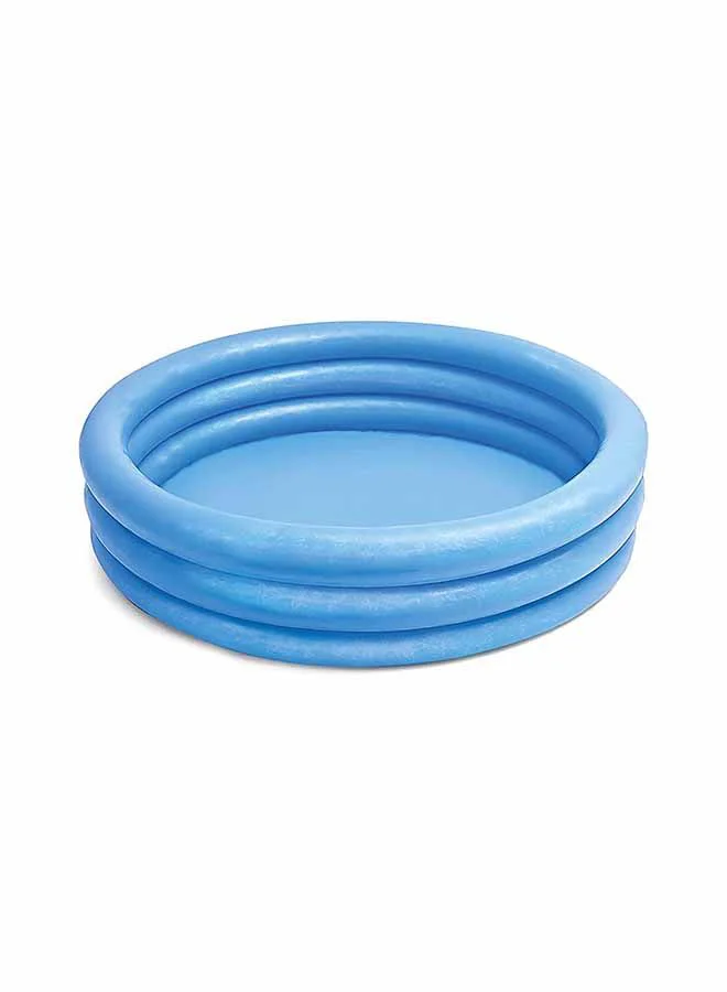 INTEX Crystal Blue Inflatable Foldable Portable Lightweight Swimming Pool