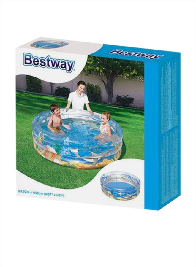 Bestway Transparent Sea Life Pool 51048 170x53x170cm - Image 3