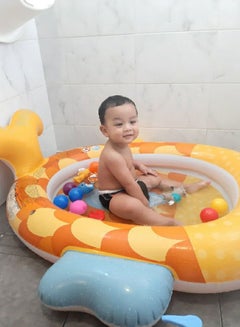 INTEX Fish Shaped Baby Inflatable Foldable Portable Lightweight Swimming Pool 140x124x34cm  - Image 5