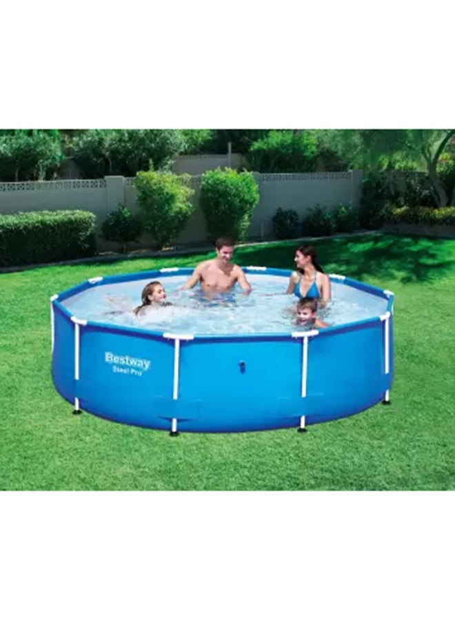 بست واي حوض سباحة ستيل برو بإطار 244x61سم - Image 3