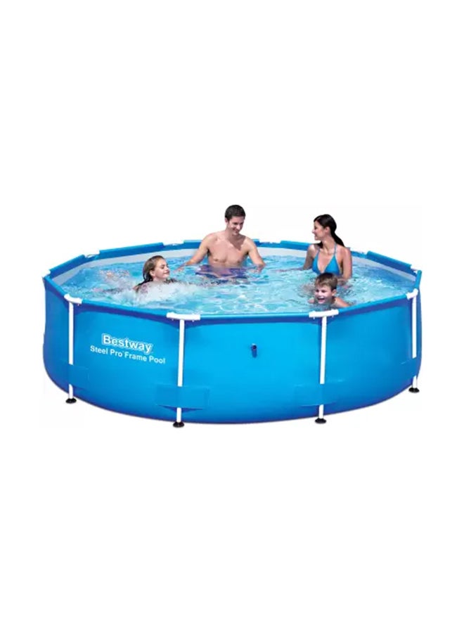 بست واي حوض سباحة ستيل برو بإطار 244x61سم - Image 4