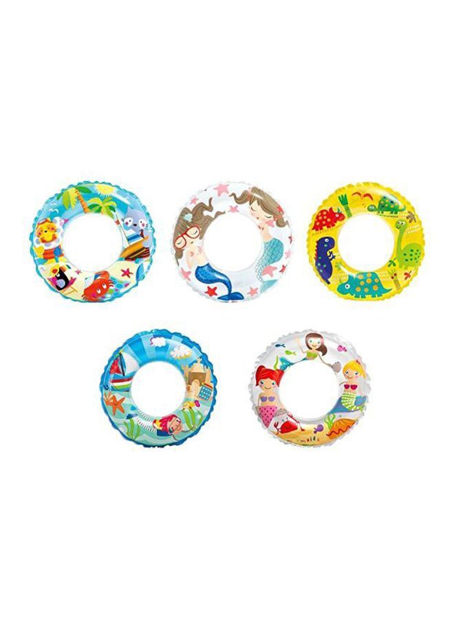 INTEX 5-Piece Printed Pool Ring Set 24inch - Image 1