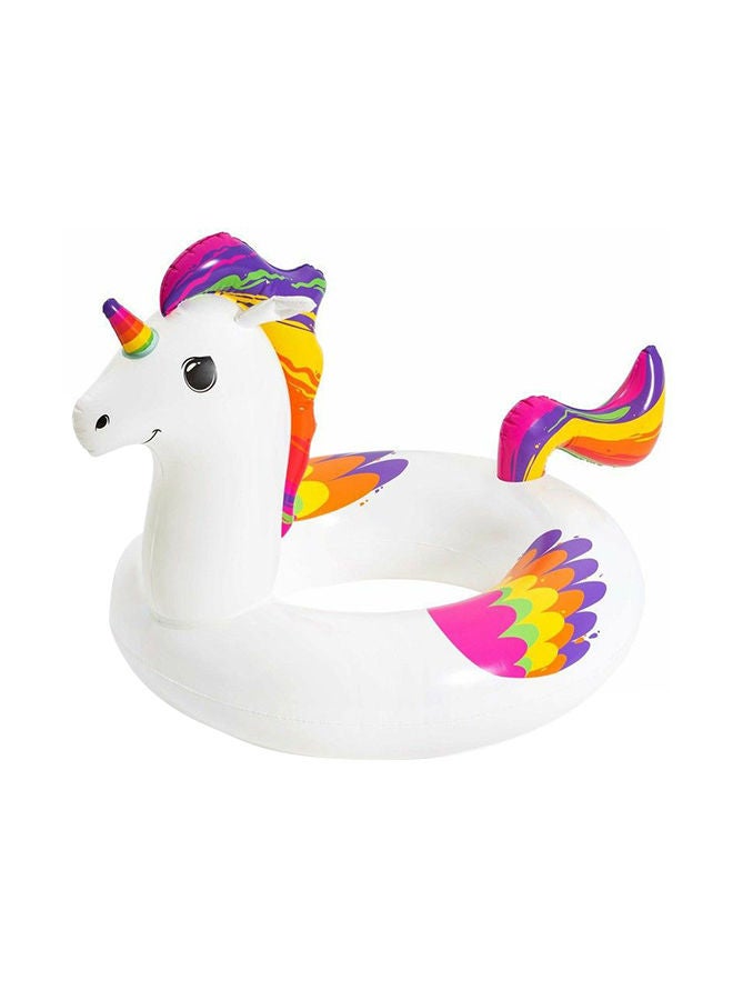 Bestway - Inflatable Unicorn Shaped Swimming Ring 119x91cm - Image 1