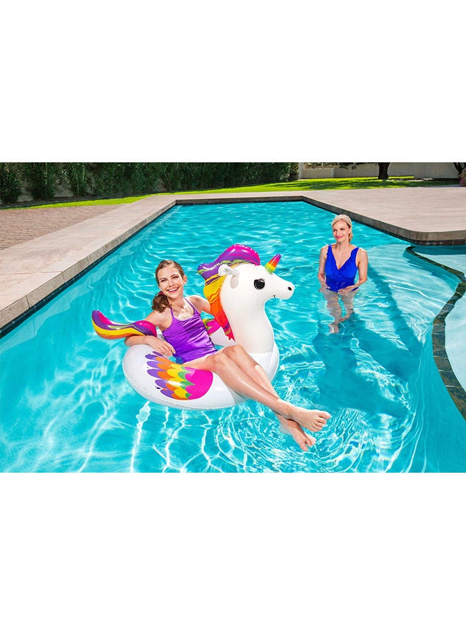 Bestway - Inflatable Unicorn Shaped Swimming Ring 119x91cm - Image 1